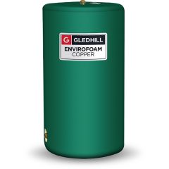 Gledhill BIND06 EnviroFoam Indirect Vented Copper Hot Water Cylinder, 44 Litres