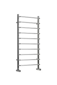 Reina Aliano Steel Chrome Designer Heated Towel Rail 1000mm x 500mm Electric Only - Thermostatic
