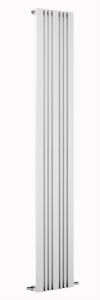 Reina Bonera Steel White Vertical Designer Radiator 1800mm x 456mm