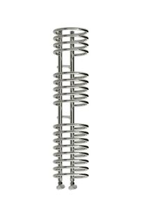 Reina Claro Steel Chrome Designer Heated Towel Rail 900mm x 300mm Electric Only - Thermostatic